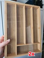 Nieuwe houten ladeverdeler, Minder dan 50 cm, Glas, Nieuw, Minder dan 50 cm
