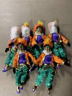 Sinterklaas zwarte pieten poppen glitter 6 stuks, Ophalen, Gebruikt
