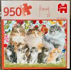 Puzzel “Cat Family” Francien 950 stukjes, Hobby en Vrije tijd, Denksport en Puzzels, Ophalen of Verzenden, 500 t/m 1500 stukjes