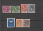 Nederland 1934, NVPH D9 t/m D15, Gestempeld., Verzenden, T/m 1940, Gestempeld
