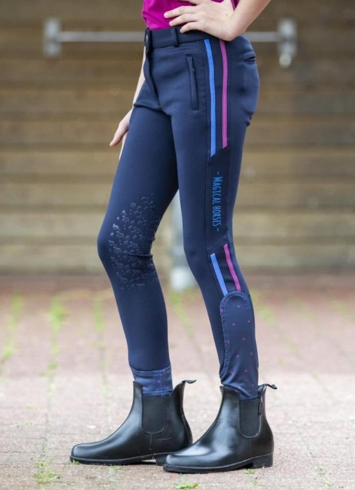 Red Horse rijbroek Lena Slim Fit Blauw maat 140 en 164, Dieren en Toebehoren, Paardrijkleding, Nieuw, Kinderen, Onderkleding, Overige soorten