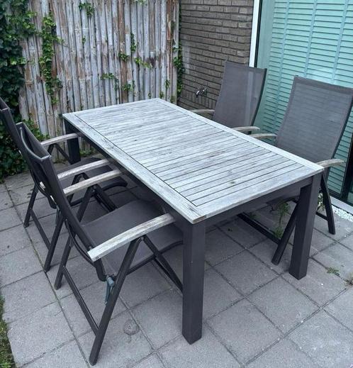 Bellagio 5 delige tuinset, Tuin en Terras, Tuinsets en Loungesets, Gebruikt, Aluminium, Ophalen
