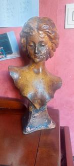 art nouveau buste vrouw, Ophalen of Verzenden