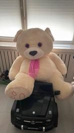 Xxl teddybeer met roze sjaal, Kinderen en Baby's, Ophalen, Zo goed als nieuw