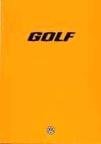 Volkswagen VW Golf 1 originele brochure/auto folder '76-'81, Ophalen of Verzenden, Zo goed als nieuw, Volkswagen