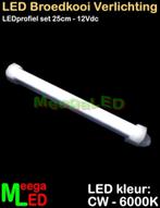 LED Verlichting SET 25cm voor Kweekkooi Vogelkooi Volière, Ophalen of Verzenden, Nieuw, Aluminium, Broedkooi of Kweekkooi