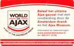 world of Ajax Arenakaart, Overige typen, Gebruikt, Ophalen of Verzenden, Ajax