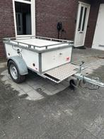 Bagagewagen aanhanger met deksel en reserveband, Ophalen, Gebruikt