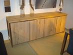 Te koop eiken dressoir Stox met RVS frame, Huis en Inrichting, Ophalen, Eiken met RVS, Met deur(en), Eikenhout