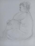 Zittend Naakt 20e eeuw, Ophalen of Verzenden