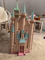 Disney kasteel met Barbie, Ken en eenhoorn, Ophalen of Verzenden, Gebruikt