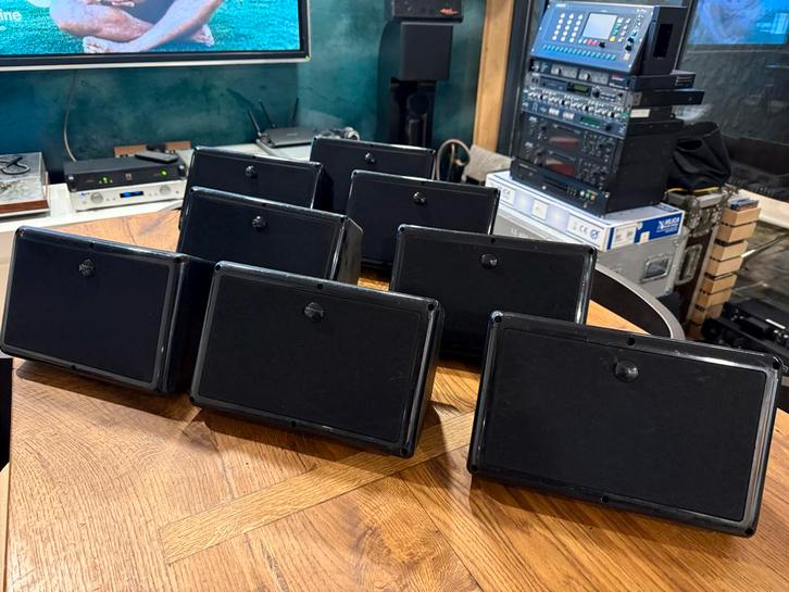 Galaxy Hotspot monitor speakers - set van 8, Audio, Tv en Foto, Luidsprekers, Gebruikt, Front, Rear of Stereo speakers, 120 watt of meer