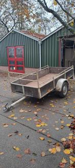 Gebruikte enkelasser aanhanger / bakwagen - 250x125x35cm, Ophalen