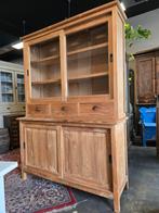 Super mooie Buffetkast | Vitrinekast | van gerecycled teak, Gebruikt, 200 cm of meer, Niet te achterhalen, Teakhout