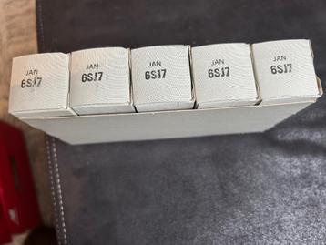 5 stuks 6SN7 buizen/tubes NOS us army GENERAL-ELECTRIC beschikbaar voor biedingen