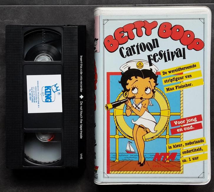 VHS - Betty Boop Cartoon Festival - Video Band Tekenfilm, Cd's en Dvd's, VHS | Film, Zo goed als nieuw, Komedie, Alle leeftijden