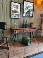 Sidetable / ladekast / dressoir handmade | Loods66, Ophalen, Gebruikt, 100 tot 150 cm, Met lade(s)