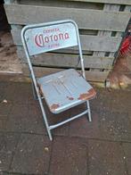 Ijzeren stoel met biermerk, Tuin en Terras, Droogmolens en Wasrekken, Ophalen, Zo goed als nieuw, Wasrek