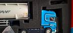 Tekno scania hovetra met kiepchassis, Hobby en Vrije tijd, Modelauto's | 1:50, Ophalen of Verzenden, Bus of Vrachtwagen, Tekno