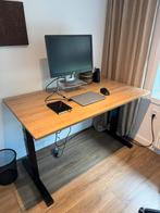 Sta bureau 140x80cm, Ophalen, Elektrisch, Gebruikt, Stabureau