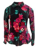 King Louie blouse M, Kleding | Dames, Blouses en Tunieken, Maat 38/40 (M), Zwart, Ophalen of Verzenden, Zo goed als nieuw