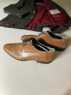 50% nu!! Hugo Boss 43 cognac kalfsleer schoenen, Bruin, Verzenden, Hugo Boss, Gedragen