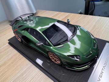 Dino Model Lamborghini Aventador Svj (Verde Ermes) beschikbaar voor biedingen