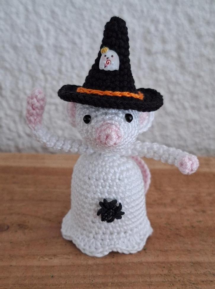 Haakpatroon PDF Halloween Spook Muisje + Toebehoren, Hobby en Vrije tijd, Breien en Haken, Nieuw, Haken, Overige typen, Verzenden