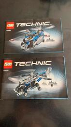 Lego technic 2-1 helikopter en helikopter met dubbele rotor, Ophalen of Verzenden, Zo goed als nieuw