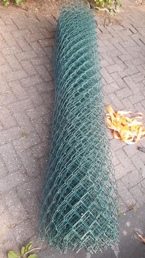 Harmonica gaas 2m hoog 9,60m lang (los liggend) groen, Tuin en Terras, Gaas en Draad, Gebruikt, Minder dan 10 meter, Ophalen
