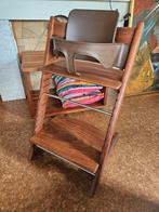 American walnut Stokke tripp trapp, netjes én compleet!, Ophalen, Zo goed als nieuw, Meegroeistoel, Stoelverkleiner