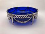 Zilver jardiniere met glazen bak, Zaanlandse 1917, Antiek en Kunst, Antiek | Goud en Zilver, Ophalen of Verzenden, Zilver