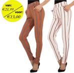 2x Chic&mode legging gestreept S/M 36/38 - setprijs, Kleding | Dames, Leggings, Maillots en Panty's, Nieuw, Maat 36/38 (S), Chic & Mode