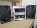 super philips stereotoren /wisselaar fw750 3cd wisselaar, Philips, Cd-speler, Microset, Ophalen of Verzenden