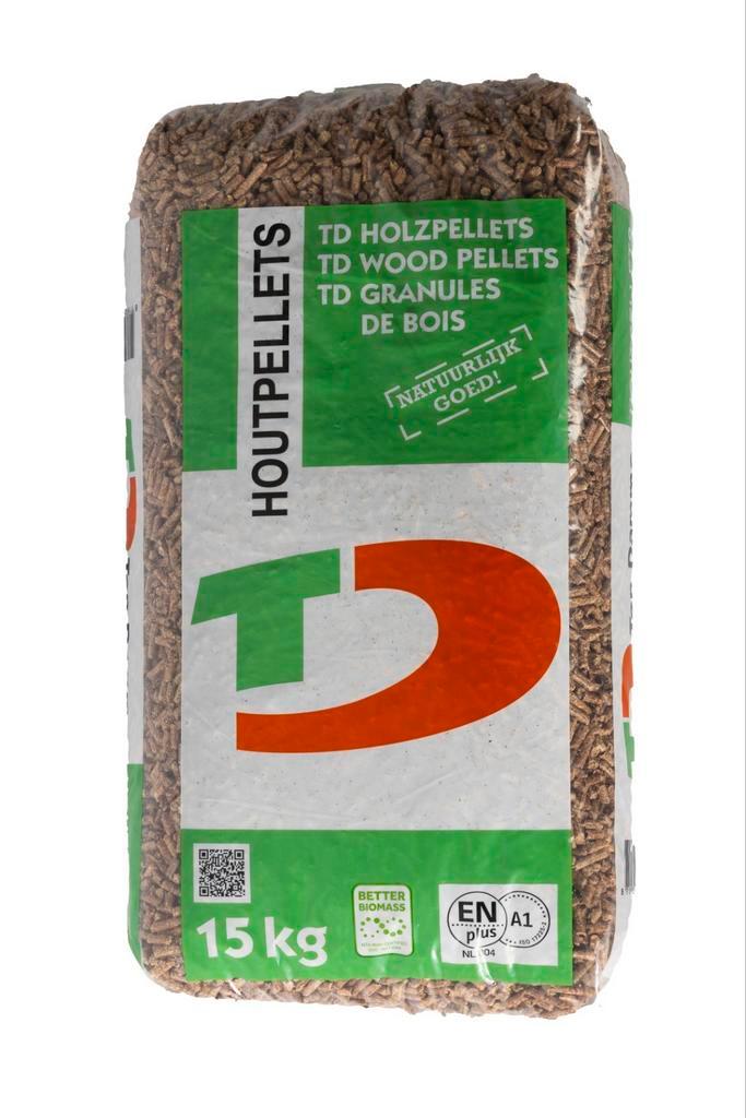 Ten Damme houtpellets bruin(mix) |Onlinepelletshop| va€6,13, Tuin en Terras, Haardhout, Minder dan 3 m³, Ophalen