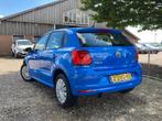 Volkswagen Polo 1.2 TSI Comfortline | Cruise + Airco nu €, Stof, Gebruikt, 4 cilinders, Blauw
