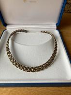Zilveren gevlochten spang - sierlijk sieraad, Sieraden, Tassen en Uiterlijk, Kettingen, Ophalen of Verzenden, Zo goed als nieuw