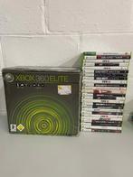 XBOX 360 Elite + 25 Games, Spelcomputers en Games, Spelcomputers | Xbox 360, 360 Elite of Super Elite, Met 1 controller, Gebruikt