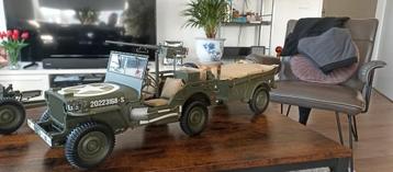 Willys Jeep 1:8 Hachette - Compleet met documentatie! beschikbaar voor biedingen