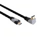 Luxe high-speed HDMI kabel 2mtr, nylon (2 beschikbaar), Ophalen of Verzenden, Zo goed als nieuw, Minder dan 2 meter, HDMI-kabel