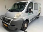Citroen Jumper 33 2.2 HDI 131PK L2H1 Multicab Dubbel Cabine, Auto's, Bestelauto's, Euro 5, Stof, Gebruikt, Zwart