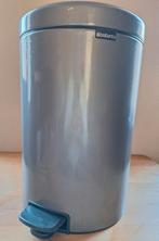 Brabantia pedaalemmer 20 liter, Huis en Inrichting, Woonaccessoires | Prullenbakken, Ophalen, Met pedaal, Zo goed als nieuw, Rvs