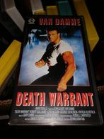 VHS ex-rental - Death Warrant, Cd's en Dvd's, VHS | Film, Gebruikt, Ophalen of Verzenden, Horror, Vanaf 16 jaar