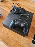 Playstation 4 - Zwart - PS4 incl. Controller Kabels Games, Original, Met 1 controller, Zo goed als nieuw, Ophalen
