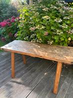 Vintage smalle houten eettafel, Huis en Inrichting, Ophalen, Gebruikt, 50 tot 100 cm, Vijf personen of meer