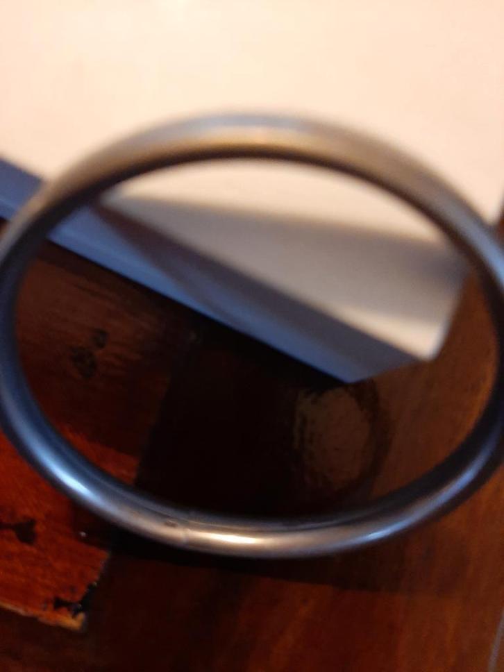 Vintage Zilveren Slavenarmband, Sieraden, Tassen en Uiterlijk, Armbanden, Zo goed als nieuw, Zilver, Zilver, Ophalen of Verzenden