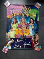 K3 Alice in wonderland poster, Ophalen of Verzenden, Zo goed als nieuw, Rechthoekig Staand, Film en Tv
