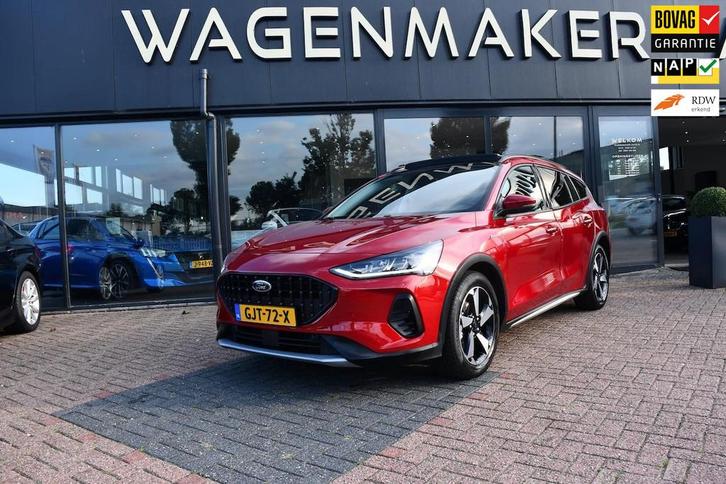Ford Focus Wagon 1.0 EcoBoost Hybrid Active Style AUT|PANO!, Auto's, Ford, Bedrijf, Te koop, Focus, ABS, Achteruitrijcamera, Adaptive Cruise Control