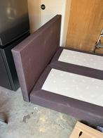Boxpring, Gebruikt, Bruin, Tweepersoons, 200 cm