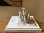 Minimalist Beige Koraal Vaas Keramieken Sculptuur Japandi, Huis en Inrichting, Woonaccessoires | Vazen, Gebruikt, Overige kleuren